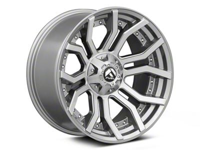 Fuel Wheels Rage Platinum Brushed Gunmetal 6-Lug Wheel; 20x10; -18mm Offset (21-24 Yukon)