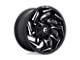 Fuel Wheels Reaction Gloss Black Milled 6-Lug Wheel; 22x12; -44mm Offset (21-24 Yukon)