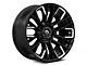 Fuel Wheels Rebar Gloss Black Milled 6-Lug Wheel; 20x9; 1mm Offset (21-24 Yukon)