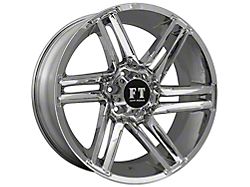 Full Throttle Off Road FT7 Chrome 5-Lug Wheel; 20x9; 0mm Offset (02-08 RAM 1500, Excluding Mega Cab)