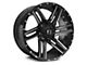Full Throttle Off Road FT7 Gloss Black Machined 5-Lug Wheel; 18x9; 0mm Offset (02-08 RAM 1500, Excluding Mega Cab)