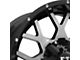 Full Throttle Off Road FT0151 Gloss Black Machined 6-Lug Wheel; 17x9; -12mm Offset (04-08 F-150)