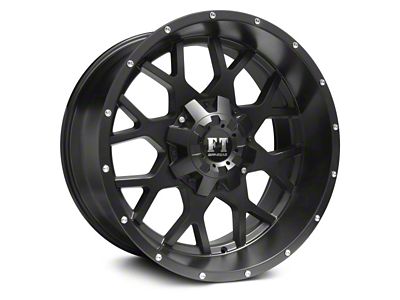 Full Throttle Off Road FT0151 Satin Black 6-Lug Wheel; 20x10; -24mm Offset (04-08 F-150)