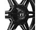 Full Throttle Off Road FT3 Gloss Black Milled 6-Lug Wheel; 20x12; -44mm Offset (04-08 F-150)