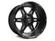 Full Throttle Off Road FT3 Satin Black Milled 6-Lug Wheel; 20x12; -44mm Offset (04-08 F-150)