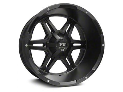 Full Throttle Off Road FT3 Satin Black 6-Lug Wheel; 20x12; -44mm Offset (04-08 F-150)