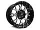 Full Throttle Off Road FT0151 Gloss Black Machined 6-Lug Wheel; 17x9; -12mm Offset (07-13 Sierra 1500)