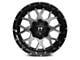 Full Throttle Off Road FT0151 Gloss Black Machined 6-Lug Wheel; 17x9; -12mm Offset (07-13 Sierra 1500)