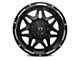 Full Throttle Off Road FT5 Satin Black Machined Undercut 6-Lug Wheel; 20x10; -24mm Offset (07-13 Sierra 1500)