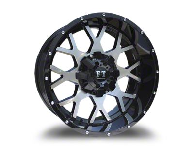 Full Throttle Off Road FT0151 Gloss Black 8-Lug Wheel; 20x10; -24mm Offset (11-14 Sierra 2500 HD)