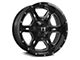 Full Throttle Off Road FT6054 Gloss Black Milled 8-Lug Wheel; 20x10; -24mm Offset (11-14 Sierra 2500 HD)