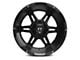 Full Throttle Off Road FT3 Satin Black 6-Lug Wheel; 20x12; -44mm Offset (07-13 Silverado 1500)