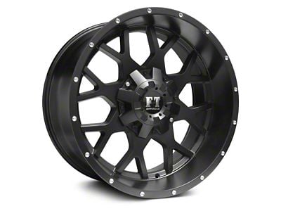 Full Throttle Off Road FT0151 Satin Black 6-Lug Wheel; 17x9; -12mm Offset (07-14 Tahoe)