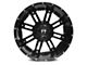 Full Throttle Off Road FT8033 Satin Black 8-Lug Wheel; 20x10; -24mm Offset (11-16 F-250 Super Duty)