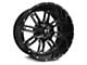 Full Throttle Off Road FT8033 Gloss Black Machined 8-Lug Wheel; 20x10; -24mm Offset (11-16 F-350 Super Duty SRW)