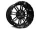 Full Throttle Off Road FT8033 Gloss Black Milled 8-Lug Wheel; 20x10; -24mm Offset (11-16 F-350 Super Duty SRW)