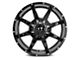 Full Throttle Off Road FT2 Gloss Black Milled 6-Lug Wheel; 20x10; -24mm Offset (14-18 Silverado 1500)