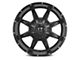 Full Throttle Off Road FT2 Satin Black 6-Lug Wheel; 17x9; 0mm Offset (15-22 Colorado)