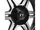 Full Throttle Off Road FT3 Gloss Black Machined 6-Lug Wheel; 20x12; -44mm Offset (15-20 F-150)
