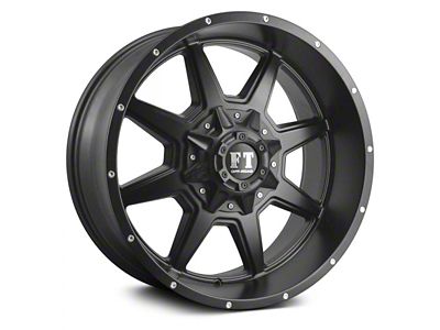 Full Throttle Off Road FT2 Satin Black 6-Lug Wheel; 20x10; -24mm Offset (15-20 Yukon)