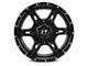 Full Throttle Off Road FT6054 Gloss Black Milled 8-Lug Wheel; 20x10; -24mm Offset (17-22 F-350 Super Duty SRW)