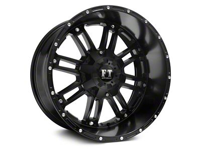 Full Throttle Off Road FT8033 Satin Black 8-Lug Wheel; 20x10; -24mm Offset (17-22 F-350 Super Duty SRW)