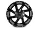 Full Throttle Off Road FT1 Gloss Black Milled 6-Lug Wheel; 20x10; 0mm Offset (24-25 Ranger)