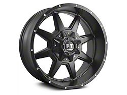 Full Throttle Off Road FT2 Satin Black 6-Lug Wheel; 18x9; 0mm Offset (91-96 Dakota)