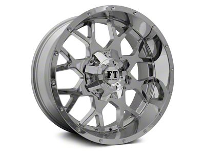 Full Throttle Off Road FT0151 Chrome 5-Lug Wheel; 18x9; -12mm Offset (94-01 RAM 1500)