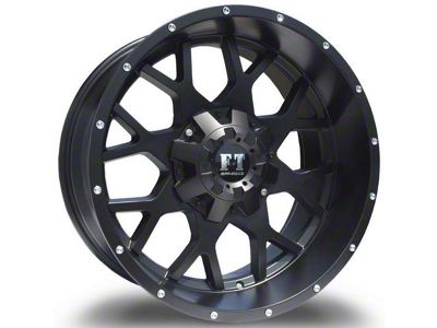 Full Throttle Off Road FT0151 Gloss Black 5-Lug Wheel; 17x9; -12mm Offset (94-01 RAM 1500)