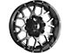 Full Throttle Off Road FT0151 Gloss Black Machined 5-Lug Wheel; 17x9; -12mm Offset (94-01 RAM 1500)