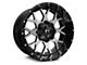 Full Throttle Off Road FT0151 Gloss Black Machined 6-Lug Wheel; 17x9; -12mm Offset (99-06 Silverado 1500)