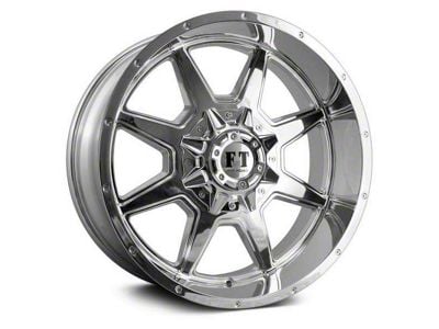 Full Throttle Off Road FT2 Chrome 6-Lug Wheel; 22x12; -44mm Offset (23-25 Canyon)