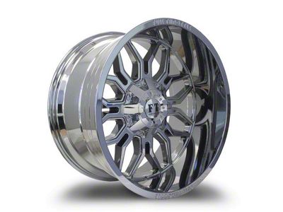 Full Throttle Off Road FT9 Chrome 6-Lug Wheel; 20x10; -24mm Offset (23-24 Canyon)