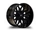 Full Throttle Off Road FT9 Gloss Black 6-Lug Wheel; 22x12; -44mm Offset (23-25 Canyon)