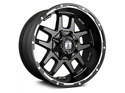 Full Throttle Off Road FT6 Satin Black Machined Undercut 6-Lug Wheel; 20x10; -24mm Offset (23-24 Colorado)