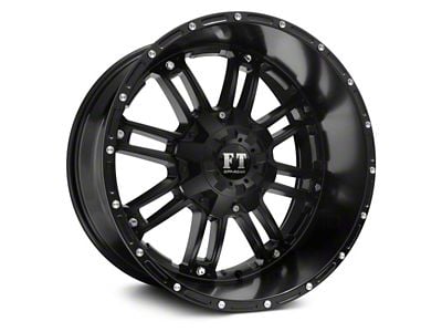 Full Throttle Off Road FT8033 Satin Black 8-Lug Wheel; 20x10; -24mm Offset (23-24 F-250 Super Duty)