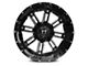 Full Throttle Off Road FT8033 Gloss Black Machined 8-Lug Wheel; 20x10; -24mm Offset (23-24 F-350 Super Duty SRW)