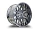 Full Throttle Off Road FT9 Chrome 6-Lug Wheel; 20x10; -24mm Offset (07-13 Sierra 1500)