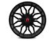 Full Throttle Off Road FT9 Satin Black 6-Lug Wheel; 22x12; -44mm Offset (07-13 Sierra 1500)
