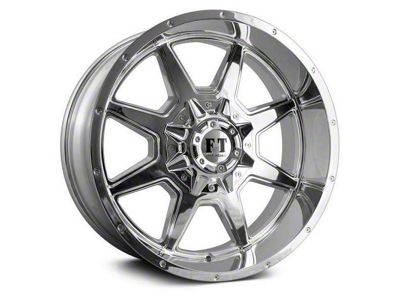 Full Throttle Off Road FT2 Chrome 6-Lug Wheel; 22x12; -44mm Offset (07-13 Silverado 1500)