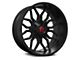 Full Throttle Off Road FT9 Satin Black 6-Lug Wheel; 22x12; -44mm Offset (07-13 Silverado 1500)