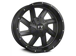 Full Throttle Off Road FT1 Satin Black 6-Lug Wheel; 20x12; -44mm Offset (14-18 Silverado 1500)