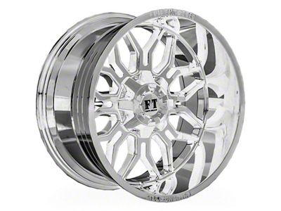 Full Throttle Off Road FT9 Chrome 6-Lug Wheel; 20x12; -44mm Offset (14-18 Silverado 1500)