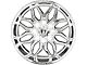 Full Throttle Off Road FT9 Chrome 6-Lug Wheel; 22x12; -44mm Offset (14-18 Silverado 1500)