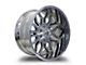 Full Throttle Off Road FT9 Chrome 6-Lug Wheel; 20x10; -24mm Offset (21-25 F-150)