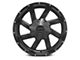Full Throttle Off Road FT1 Satin Black 6-Lug Wheel; 17x9; 0mm Offset (97-04 Dakota)