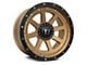 Full Throttle Off Road FT8 Matte Bronze with Matte Black Lip 6-Lug Wheel; 20x9; 0mm Offset (91-96 Dakota)