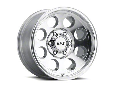 G-FX TR-16 Polished 8-Lug Wheel; 16x8.5; -6mm Offset (01-06 Sierra 2500 HD)