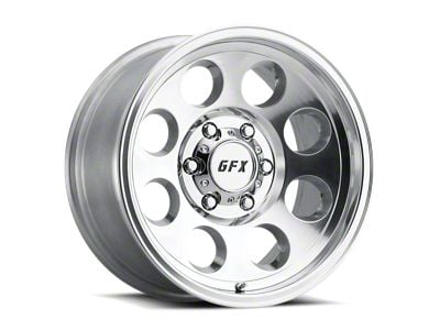 G-FX TR-16 Polished 8-Lug Wheel; 18x9; 12mm Offset (01-06 Sierra 2500 HD)